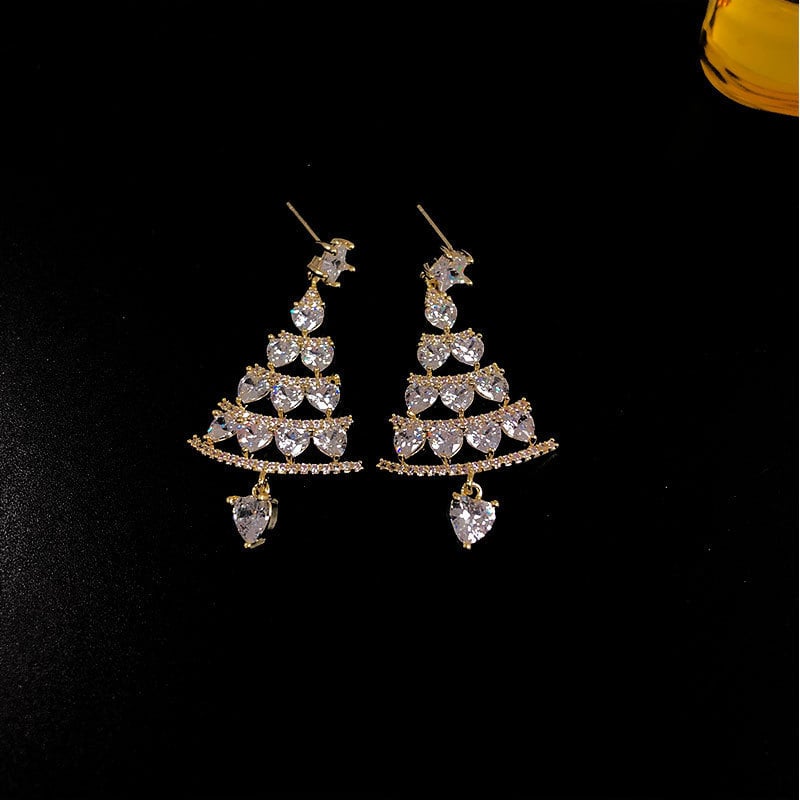 ✨Pré-vente de Noël🎁✨Boucles d'oreilles sapin de Noël