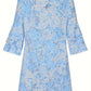 robe à ourlet volant imprimé floral, robe décontractée à col en V et demi-manches, vêtements pour femmes