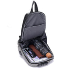 Diebstahlgeschützter Sling-Rucksack mit USB-Ladeanschluss