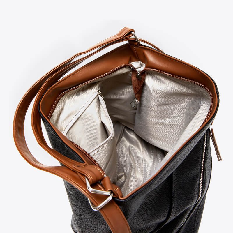 Faux-Leder-Tasche