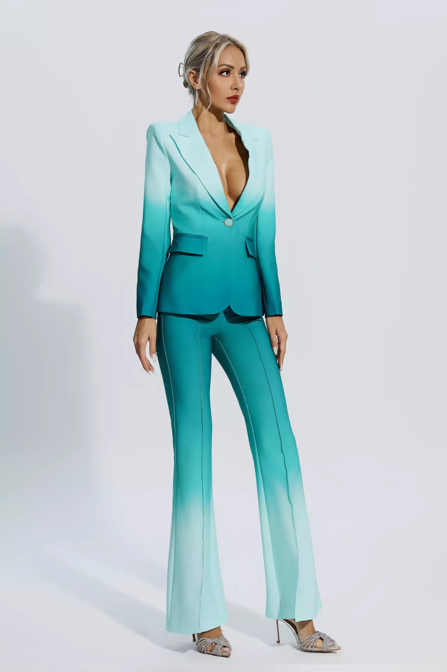 Cripes - Ensemble Blazer Vert Dégradé