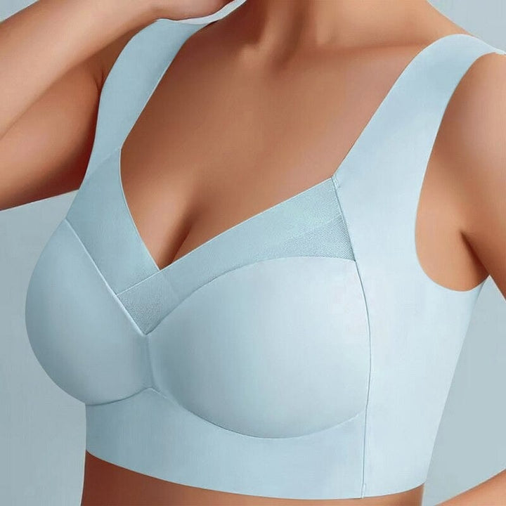 Cripes - Soutien-gorge souple en soie ergonomique sans couture pour femme