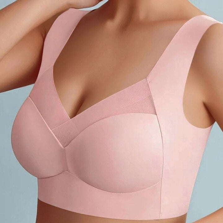 Cripes - Soutien-gorge souple en soie ergonomique sans couture pour femme