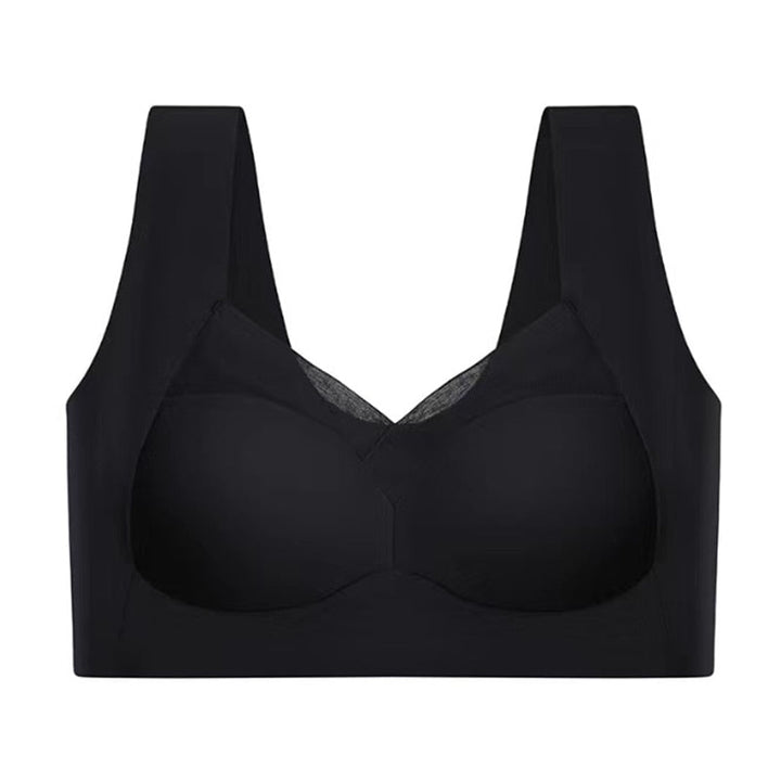 Cripes - Soutien-gorge souple en soie ergonomique sans couture pour femme