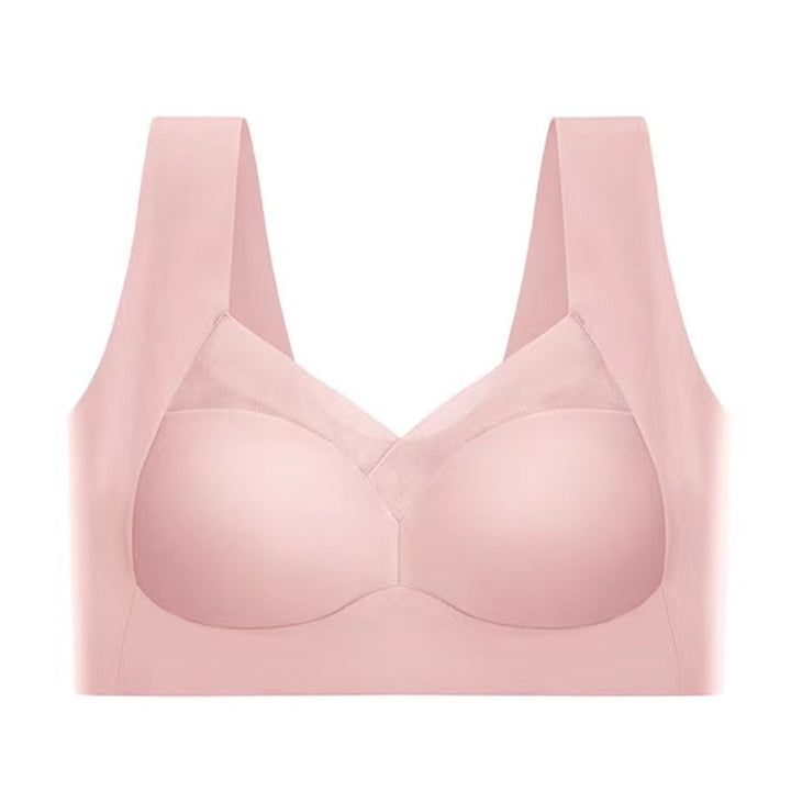 Cripes - Soutien-gorge souple en soie ergonomique sans couture pour femme