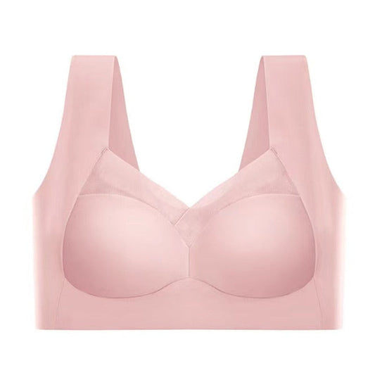 Cripes - Soutien-gorge souple en soie ergonomique sans couture pour femme