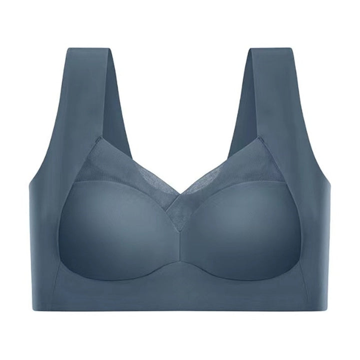 Cripes - Soutien-gorge souple en soie ergonomique sans couture pour femme