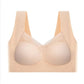 Cripes - Soutien-gorge souple en soie ergonomique sans couture pour femme