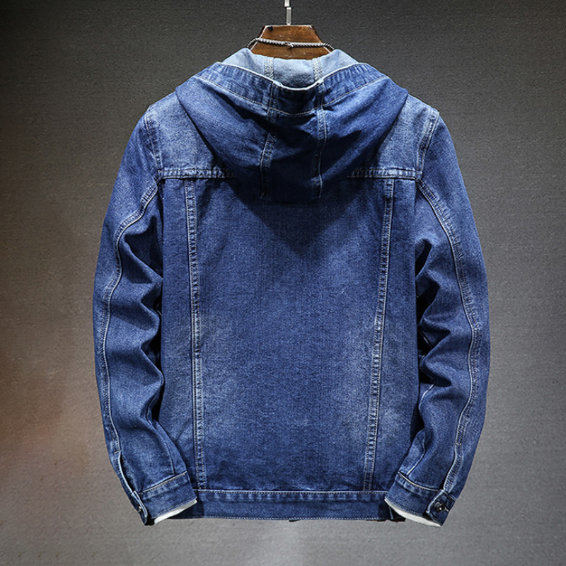 Veste en denim avec capuche