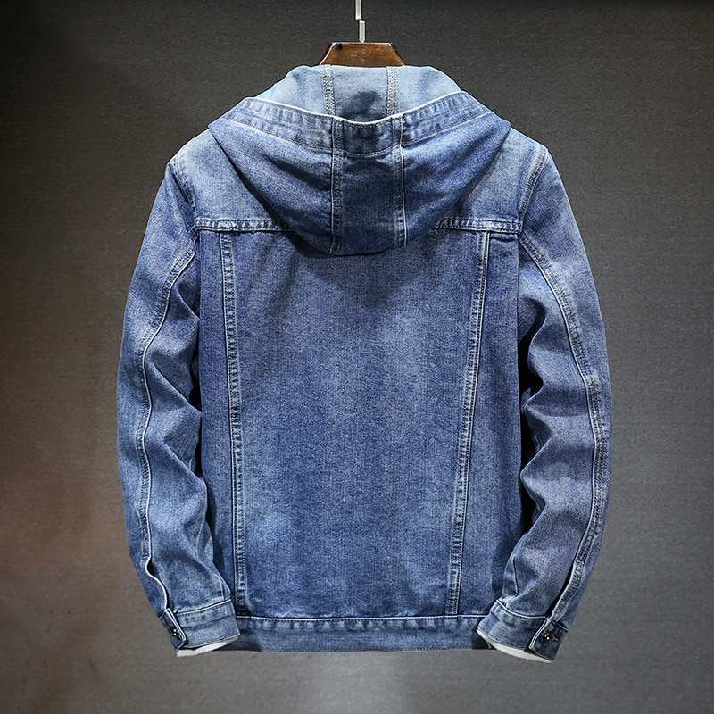 Veste en denim avec capuche