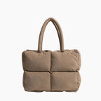 Puffer Schultertasche für Damen - Stylische und geräumige Schultertasche