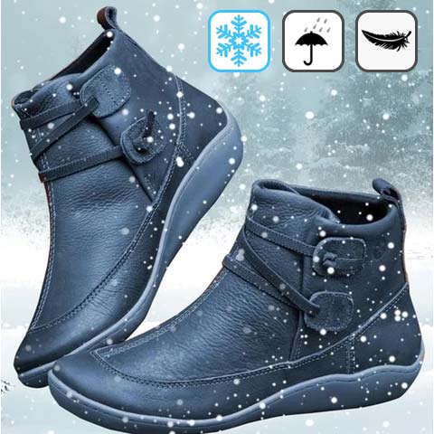 Bottines au design hivernal imperméable