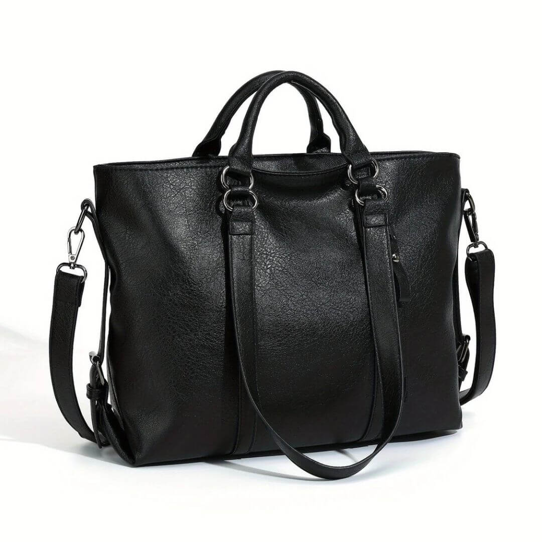 Zeitloser Alltagsbegleiter - Verwandlungsfähige Schultertasche