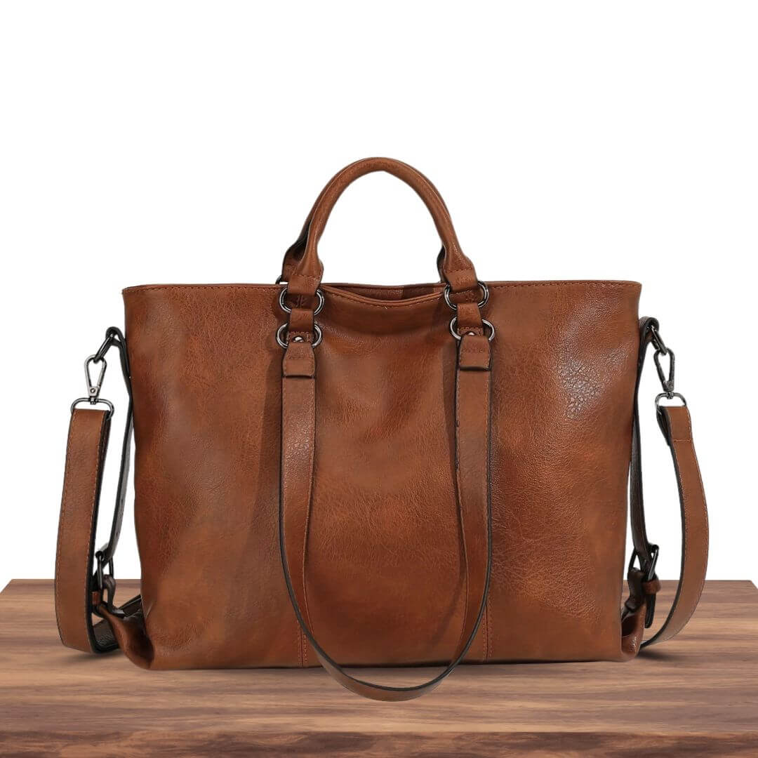 Zeitloser Alltagsbegleiter - Verwandlungsfähige Schultertasche