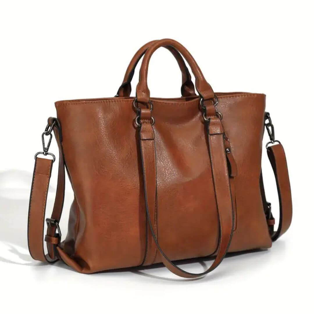 Zeitloser Alltagsbegleiter - Verwandlungsfähige Schultertasche