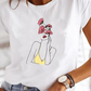 Courtney™ - T-shirt super stylé avec des designs estivaux extravagants