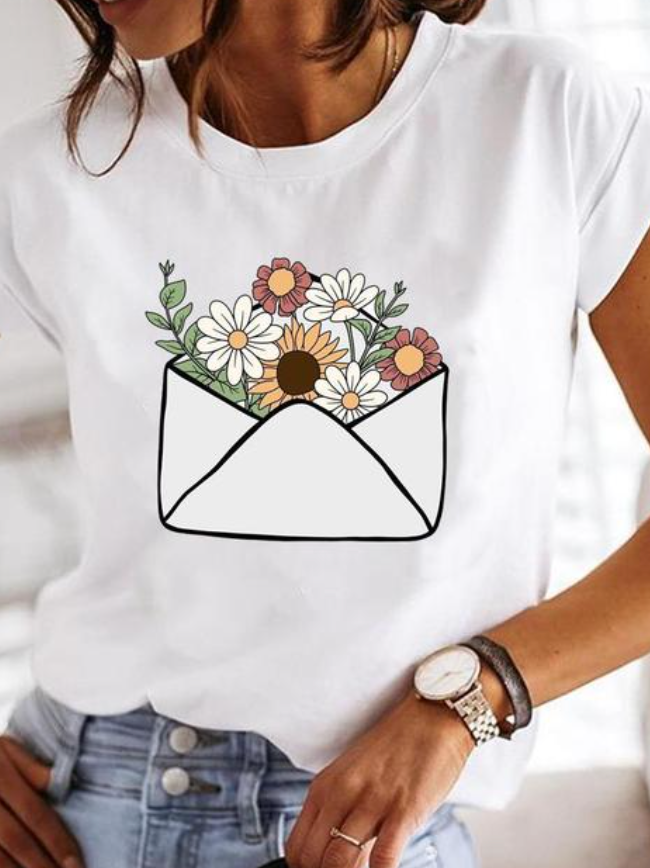 Cripes Rosalinda - T-shirt élégant avec motif coeur