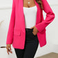 Blazer cripes avec poches et col continu | Alette