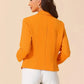 Blazer Cripes sans poches orange | Claire