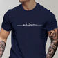 T-shirt décontracté à col rond pour hommes