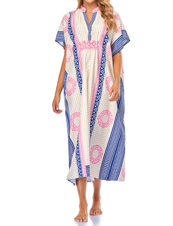 de plage style bohème à séchage rapide pour femmes tunique sexy caftan