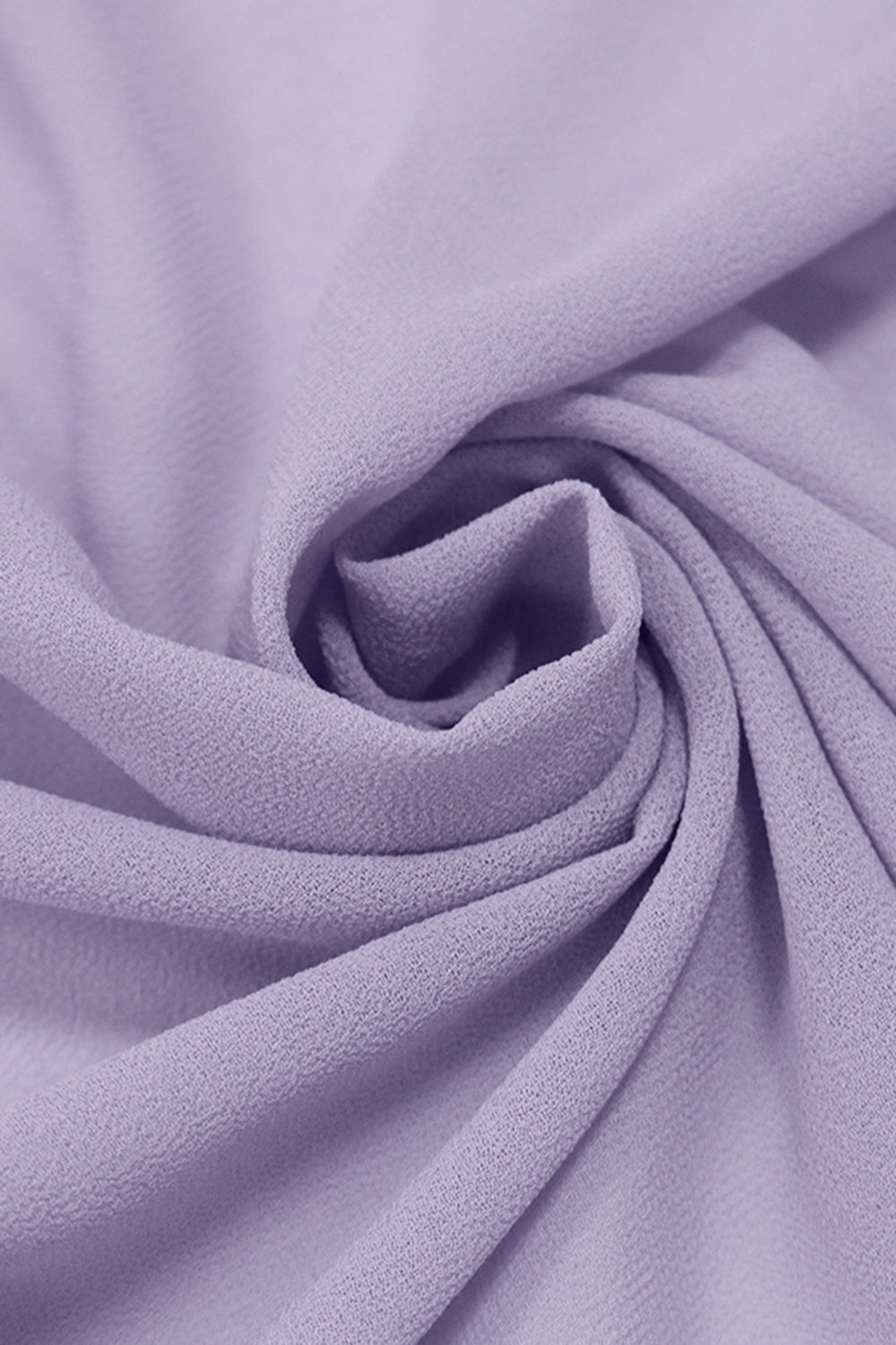 Abaya perlé à manches longues gris violet avec écharpe