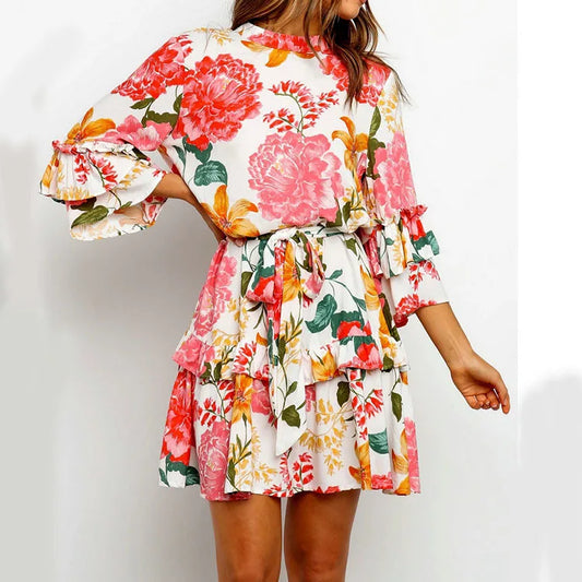 Robe à imprimé floral