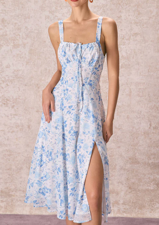 Robe florale bohème