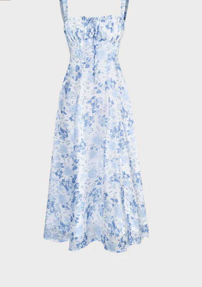 Robe florale bohème