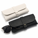 Faltbare Premium-Softleder-Sonnenbrillenrolle Tasche