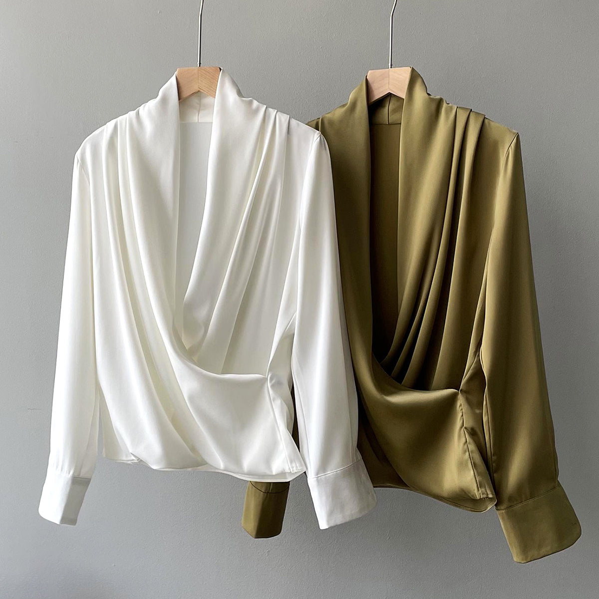 Blouse en Satin