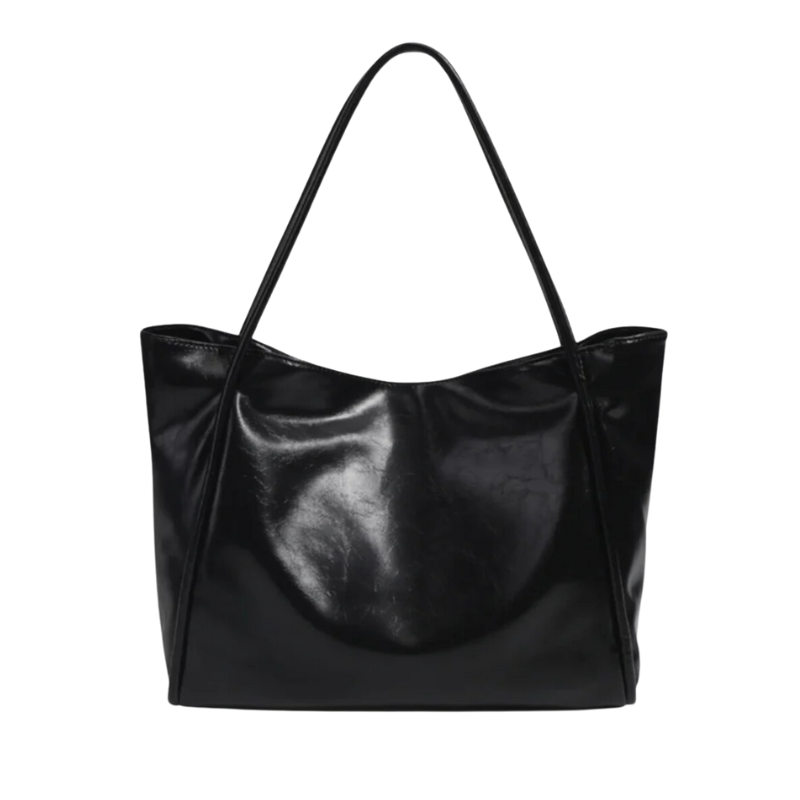 Schulterhandtasche aus trendigem Leder