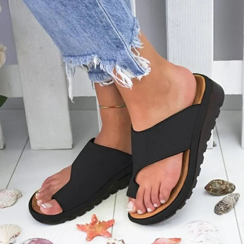 Sandales ergonomiques pour femme pour l'hallux valgus