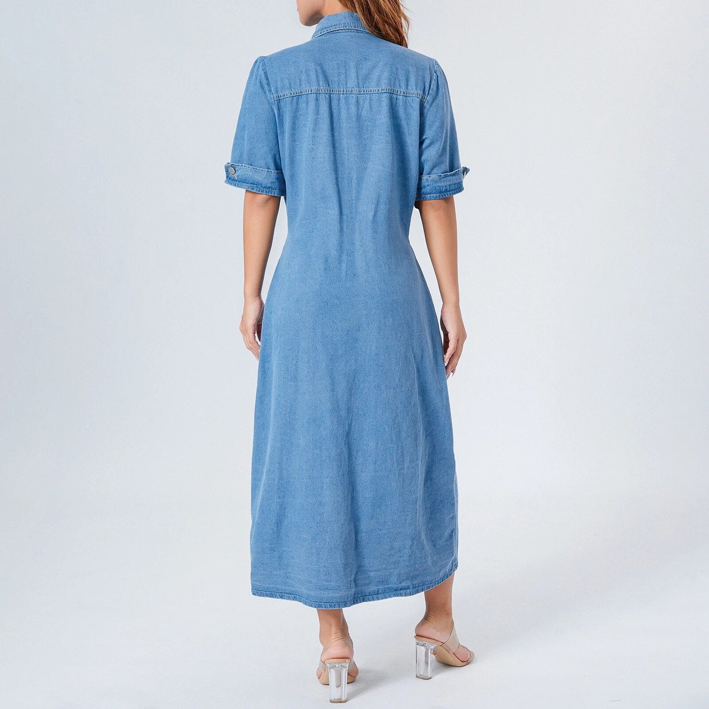 Robe en jean cripes | Mireille