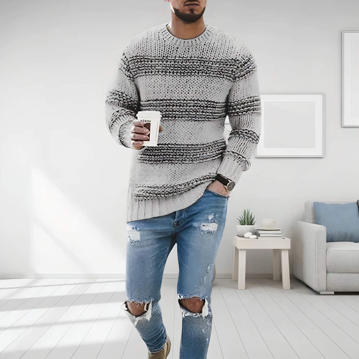 Pull décontracté pour homme