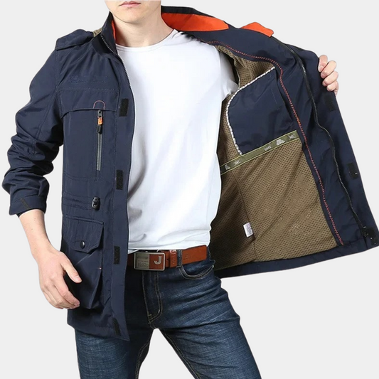 Veste cargo d'été pour homme