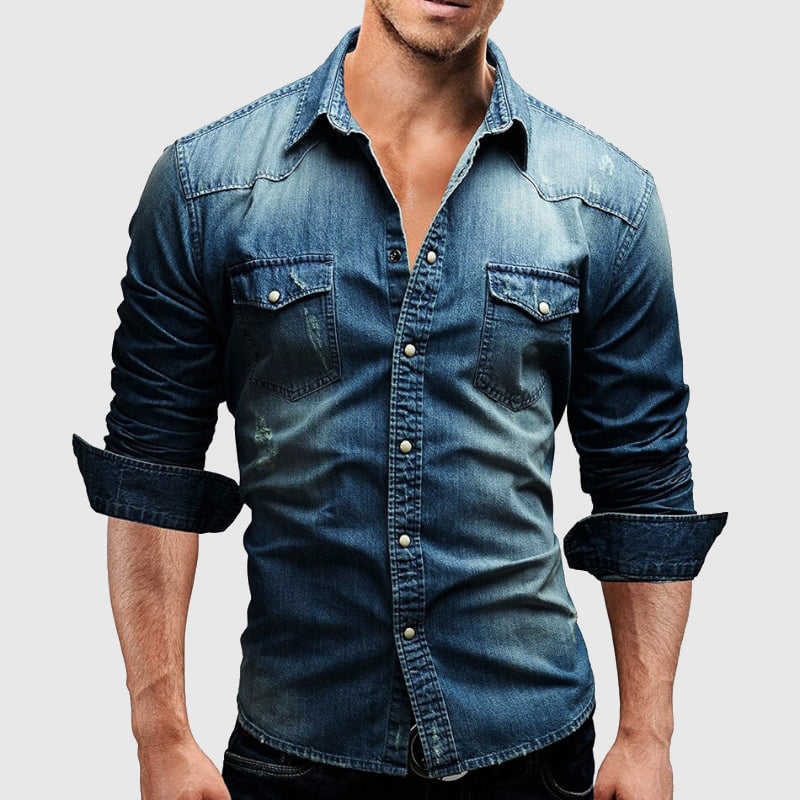 Chemise en denim