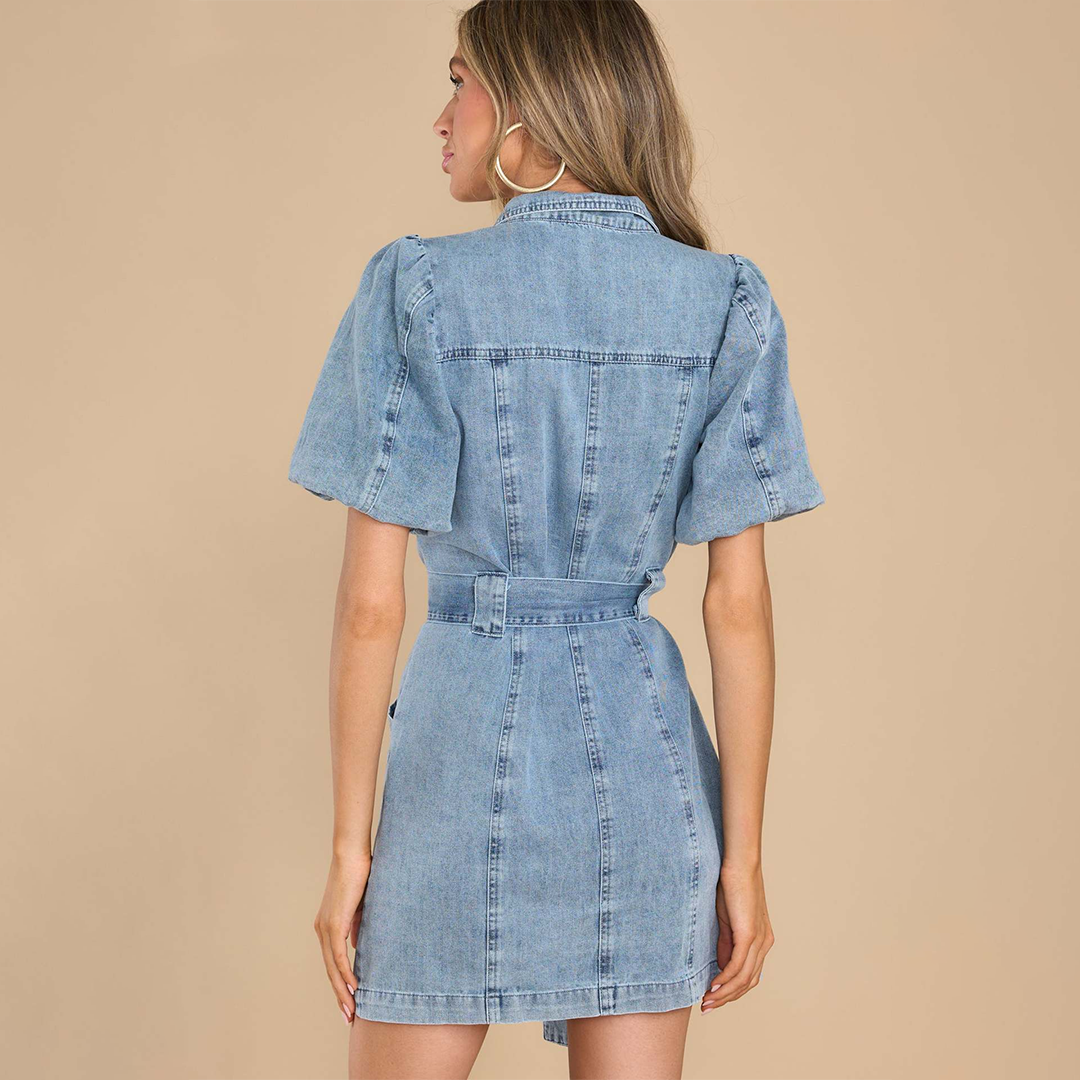 Robe en denim confortable