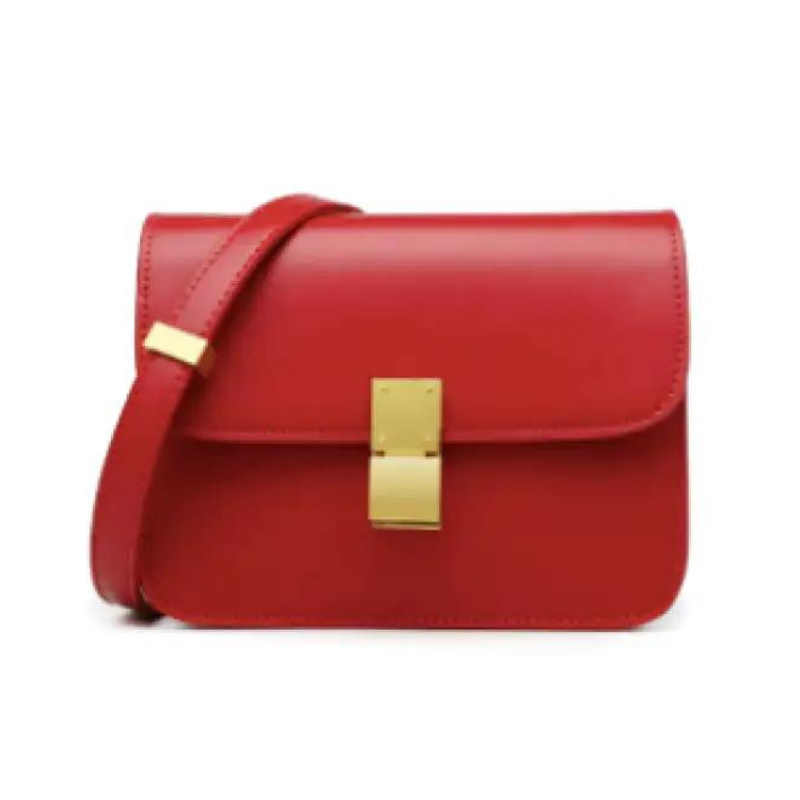 Kleine quadratische Schulterhandtasche