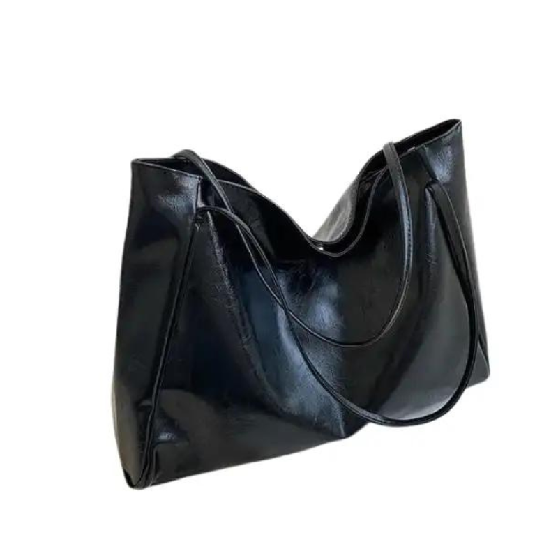 Schulterhandtasche aus trendigem Leder