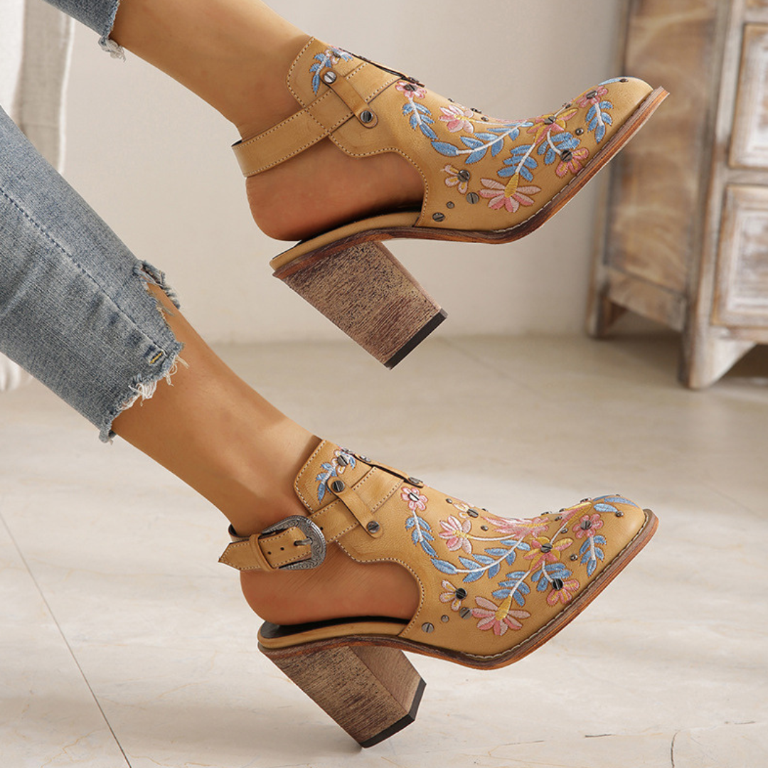 Chaussures Broderie Florale