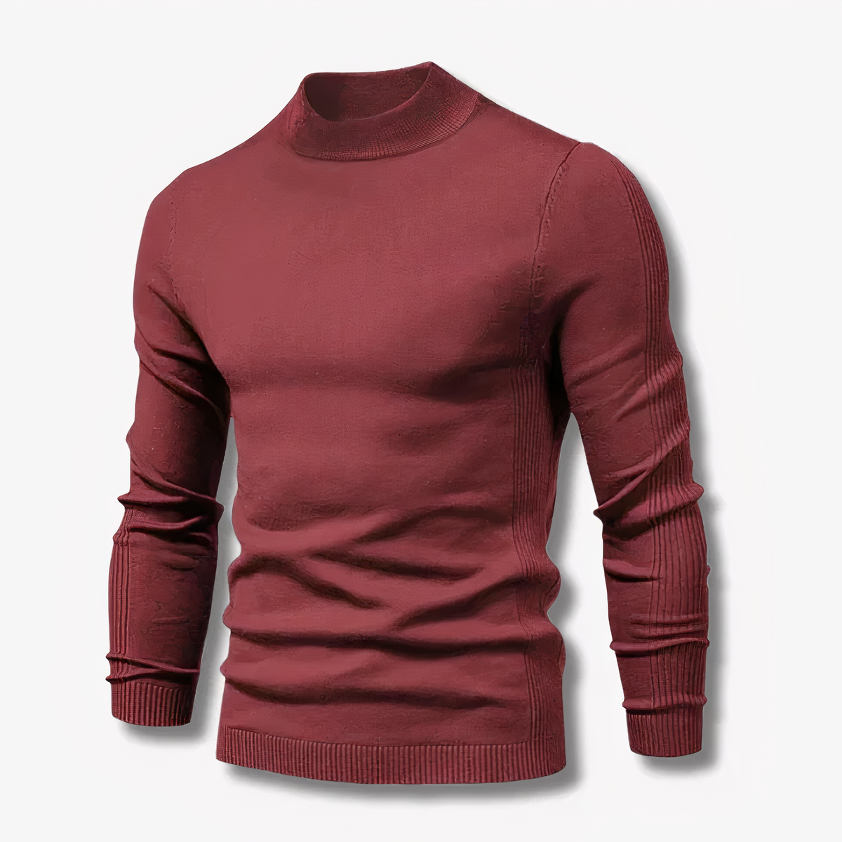 Pull en maille slim fit