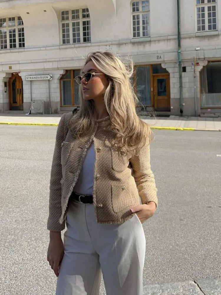 Sarah™ | Veste en tweed