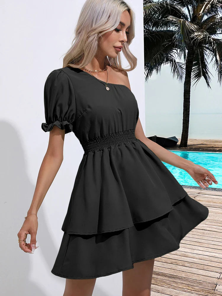 Cripes - élégante mini-robe asymétrique