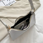 Damen Leder Schultertasche im Retro-Stil