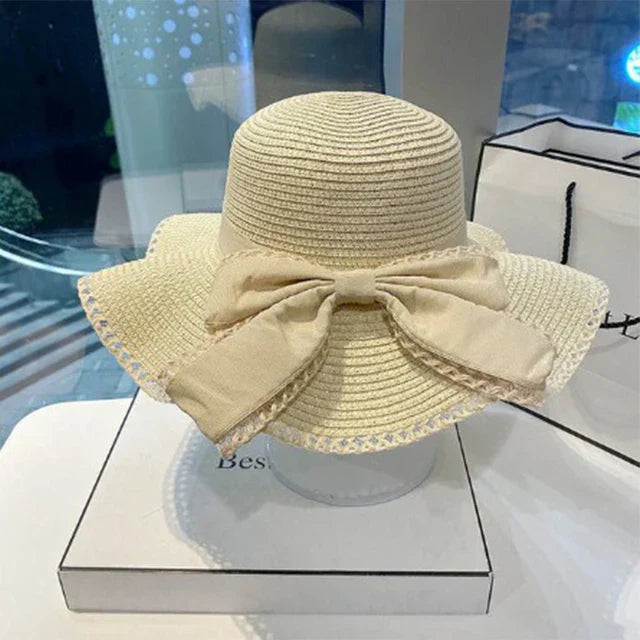 été soleil chapeau de paille ombragé grande mode