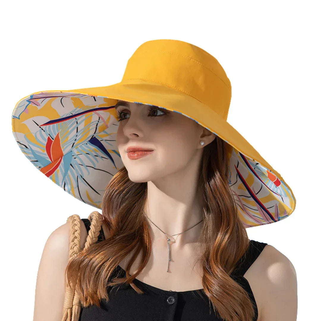 Bucket grand chapeau pour l'été chic