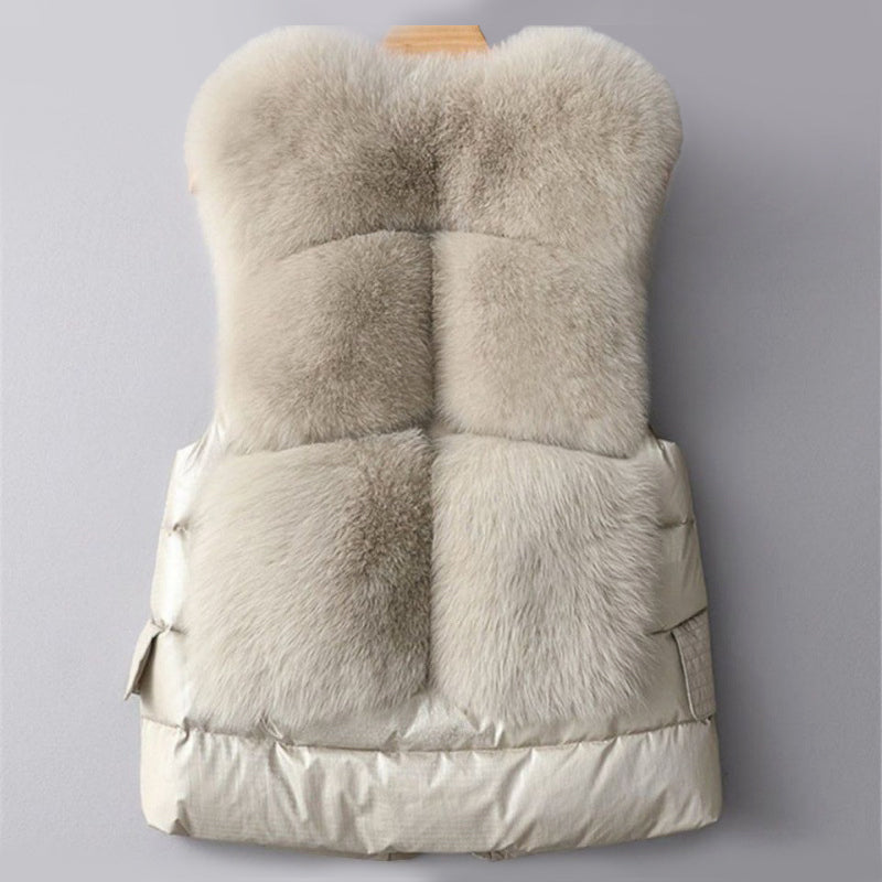 Cripes | Fluffy Snow Queen Vest Cripes