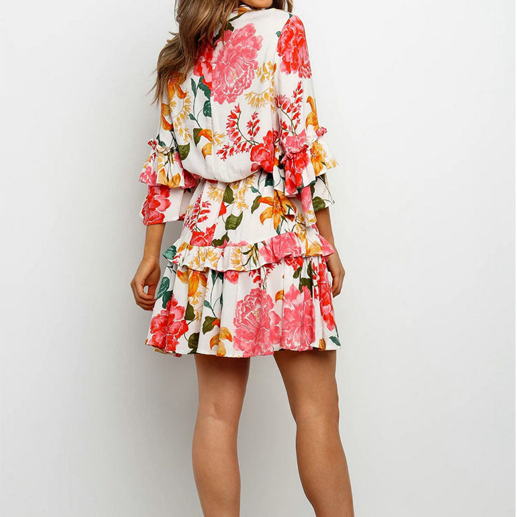 Robe à imprimé floral