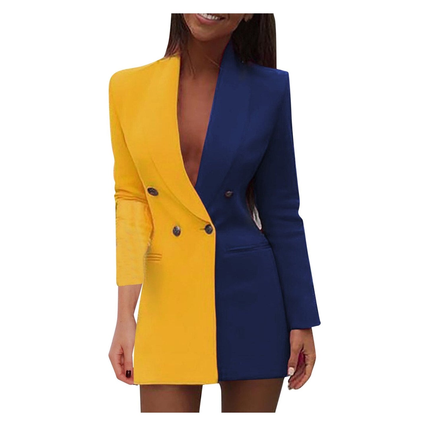 Cripes - Robe blazer bicolore